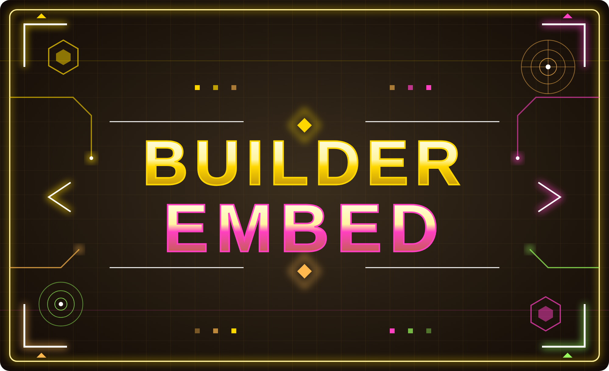 lien vers le builder embed. pour créer des compositions de modules et personaliser les modules  gratuit magic-oz